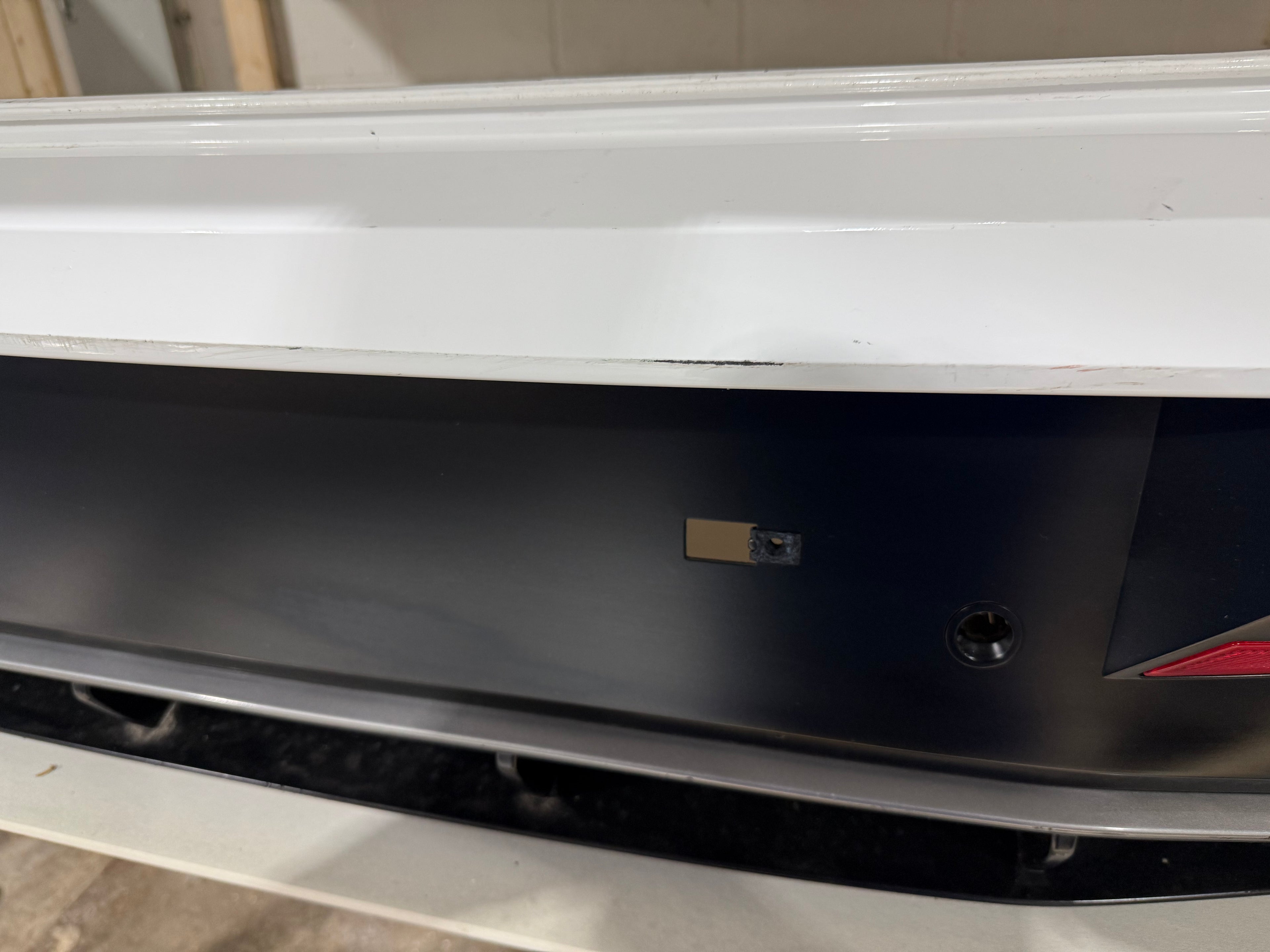 2024, 2025, 2026 Hyundai  Elantra  Rear Bumper Assembly (Reflectors & License Plate Lights)