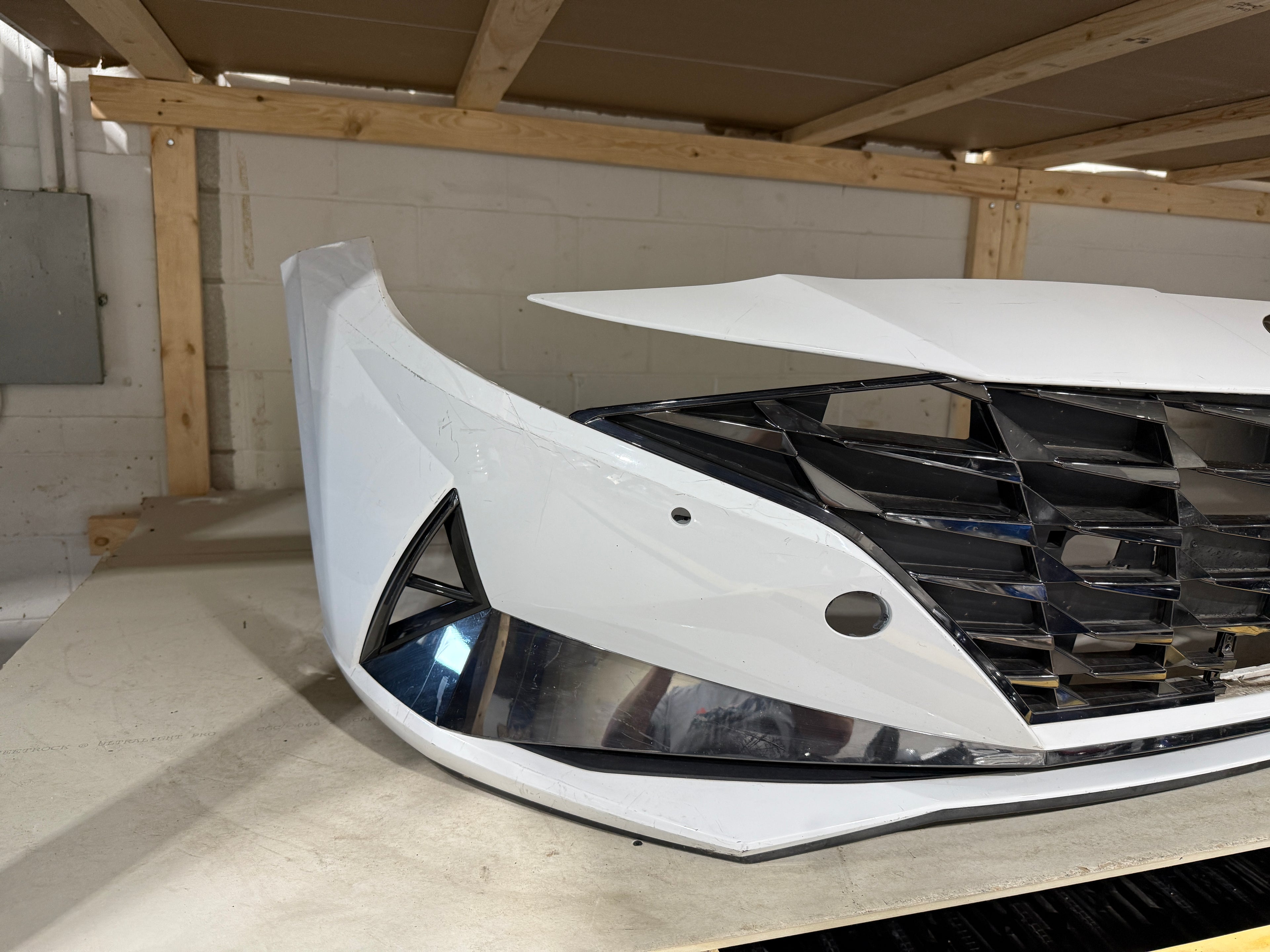 2021, 2022, 2023 Hyundai  Elantra  Front Bumper Assembly Sensor + Radar / (Missing Logo)